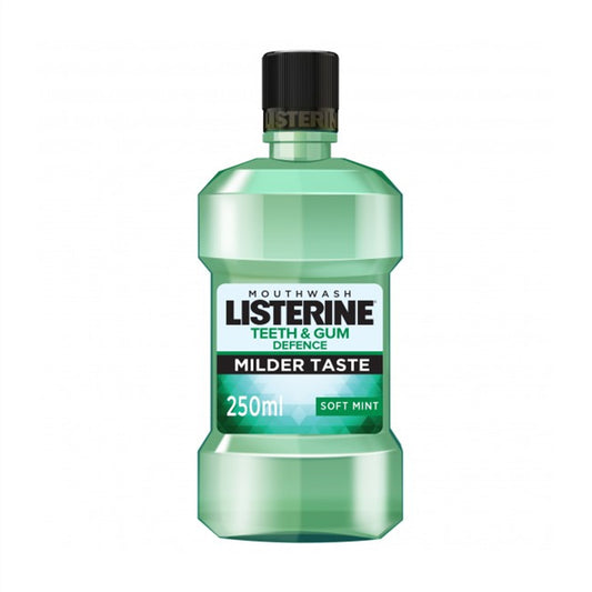 Listerine® Mouthwash Teeth & Gum Defence Milder Taste Soft Mint - 250ml