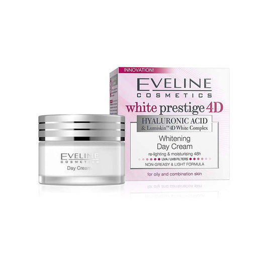 Eveline Cosmetics White Prestige 4D Whitening Day Cream - 50ml