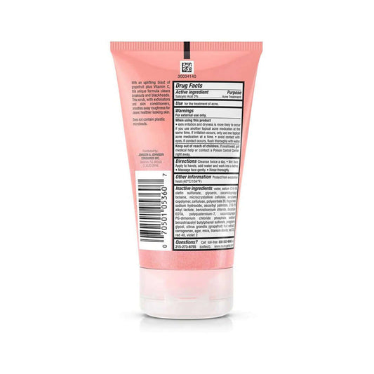 Neutrogena Oil-Free Acne Wash Pink Grapefruit Foaming Scrub - 124 ml - Shopaholic
