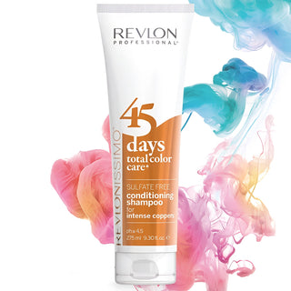 Revlonissimo™ 45 Days Total Color Care Conditioning Shampoo - Intense Coppers  275ml