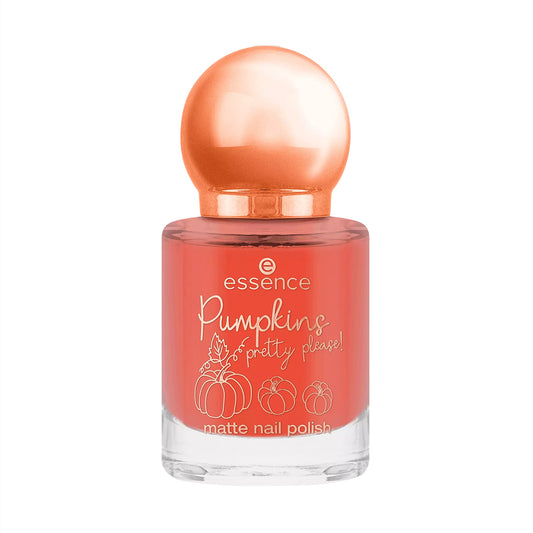 Essence Red nail polish Pumpkins pretty please!