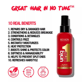 UniqONE™ Repair Hair Spray Leave-In Treatment - 150ml - "All-in-One" 10 Benefits Hair Serum - Classic Fragrance