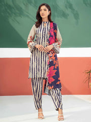 Charizma 3-Pc Unstitched Embroidered Khaddar With Wool Shawl - ANW-01