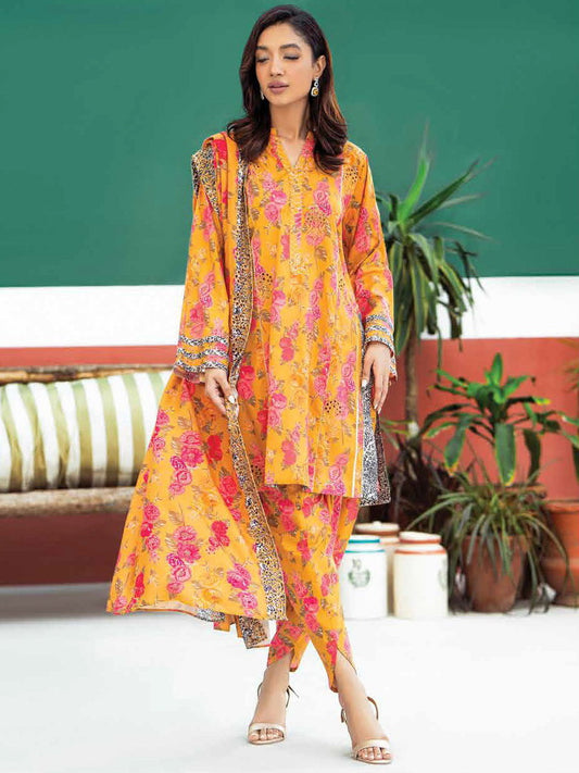 Charizma 3-Pc Unstitched Embroidered Khaddar With Wool Shawl - ANW-03