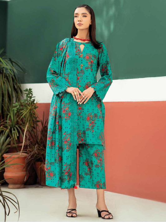 Charizma 3-Pc Unstitched Embroidered Khaddar With Wool Shawl - ANW-04