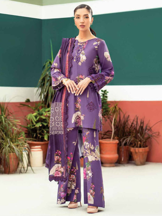 Charizma 3-Pc Unstitched Embroidered Khaddar With Wool Shawl - ANW-06