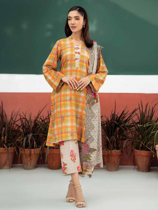 Charizma 3-Pc Unstitched Embroidered Khaddar With Wool Shawl - ANW-07