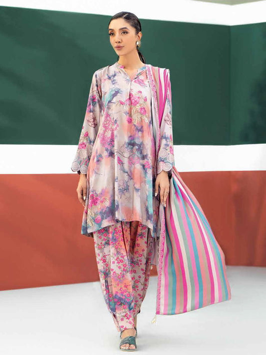 Charizma 3-Pc Unstitched Embroidered Khaddar With Wool Shawl - ANW-08