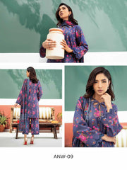 Charizma 3-Pc Unstitched Embroidered Khaddar With Wool Shawl - ANW-09