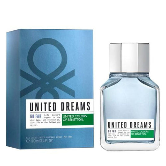 Benetton United Dreams Go Far Eau De Toilette Spray For Men - 100ml