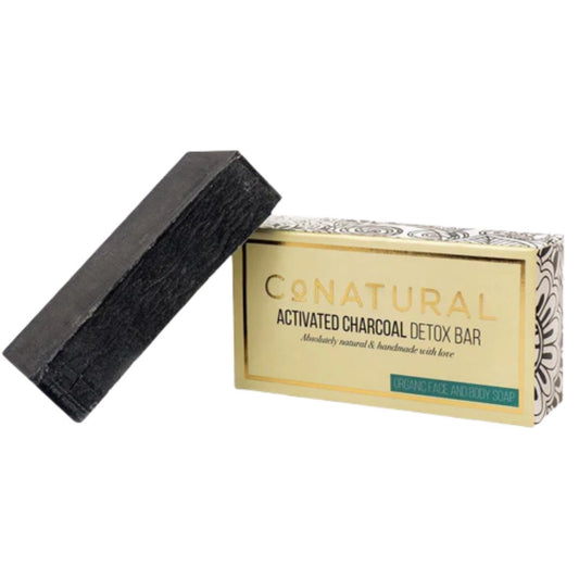 CoNatural Activated Charcoal Detox Bar - Organic Soap