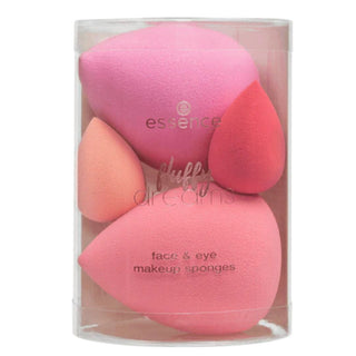 Essence Fluffy Dreams Face & Eye Makeup Sponges 4-Pack