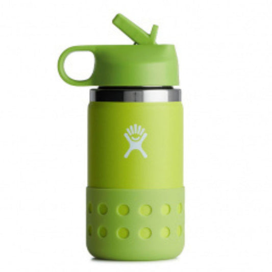 Hydro Flask Kids Wide Mouth Straw Lid And Boot Firefly - 12 Oz