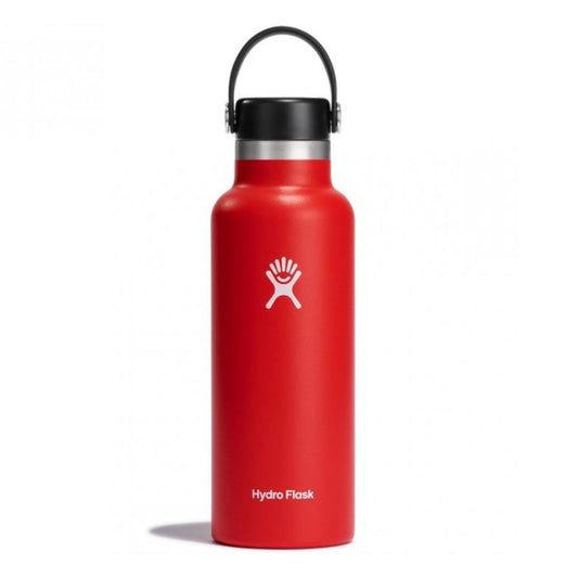 Hydro Flask 18 Oz Standard Mouth Insulated Bottle + Flex Cap - 532ml - Goji