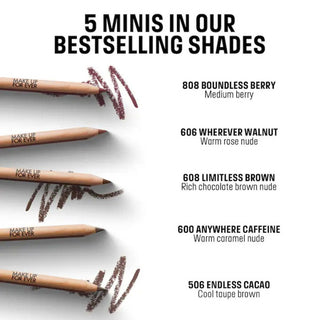 Make Up Forever Mini Artist Color Lip Pencils Set