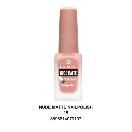 Gabrini Nude Matte Nail Polish - 10