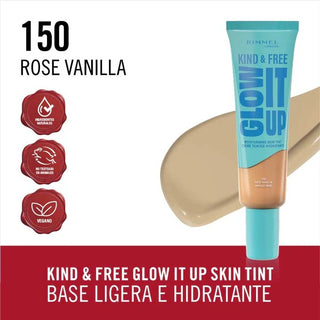 Rimmel London Kind & Free Liquid foundation 30Ml Moisturizing Rose Vanilla 150