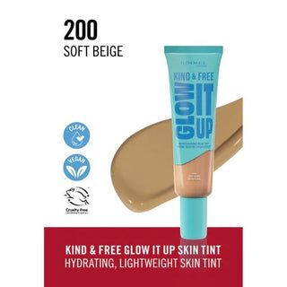 Rimmel London  Kind & Free Liquid foundation 30Ml Moisturizing 200 Soft Beige