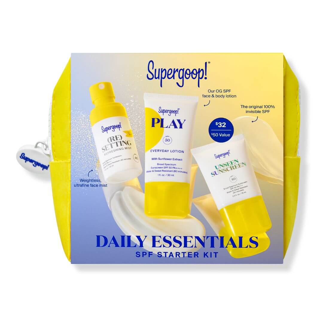 Supergoop Daily Essentials Spf Starter Kit - Shopaholic