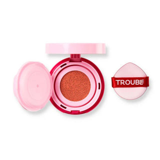 Trouble Maker Press Play Blush Cushion