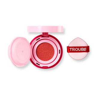 Trouble Maker Press Play Blush Cushion
