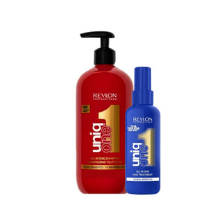 UniqONE™ DUO-PACK All-in-One Leave-In Hair Treatment Classic Fragrance 150ml + Shampoo 230ml