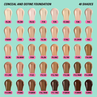 Makeup Revolution Conceal and Define Soft Matte Tube Foundation