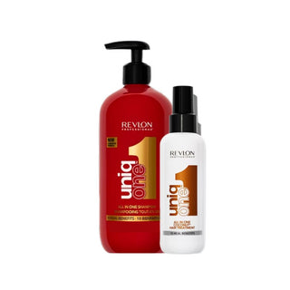 UniqONE™ DUO-PACK All-in-One Leave-In Hair Treatment Classic Fragrance 150ml + Shampoo 230ml