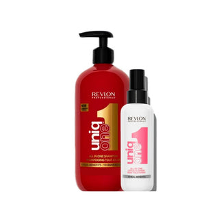 UniqONE™ DUO-PACK All-in-One Leave-In Hair Treatment Classic Fragrance 150ml + Shampoo 230ml
