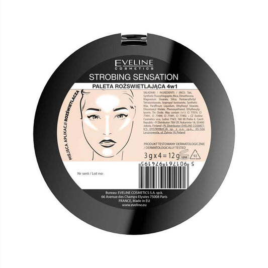 Eveline Cosmetics Contour Strobing Sensation 4in1