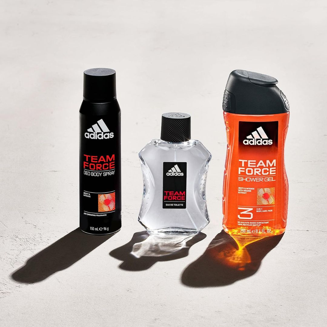 Buy Now Adidas Team Force 3-in-1 Shower Gel 250ml Shopaholic