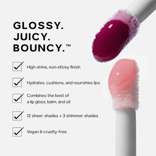 Saie Glossybounce™ High-Shine Hydrating Lip Gloss Oil