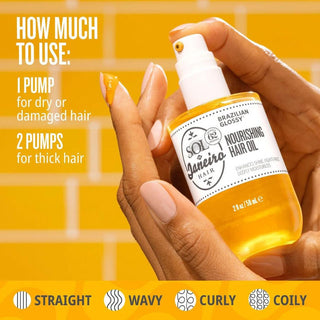 Sol De Janiero Brazilian Glossy™ Nourishing Anti-Frizz Hair Oil - 58ml