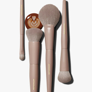 Morphe Iced Mocha 4 Pc Face Brush Set