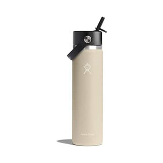 Hydro Flask 24 OZ Wide Flex Straw Cap Black