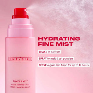 One Size Powder Melt Glass Setting Spray