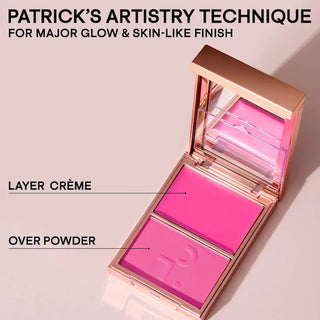 Patrick Ta Major Headlines Double-Take Crème & Powder Blush Duo