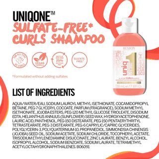 UniqOne™ Sulfate-free* Curls Shampoo 230ml