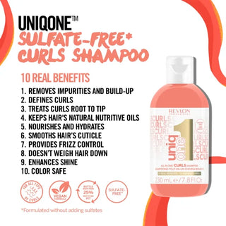 UniqOne™ Sulfate-free* Curls Shampoo 230ml