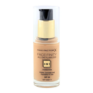 Max Factor Facefinity All Day Flawless Liquid Foundation 3in1 - 077 Soft Honey