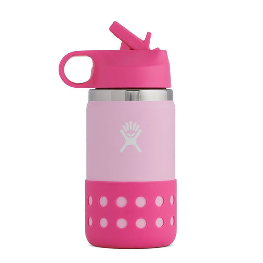 Hydro Flask 12 Oz Kids Wide Mouth Straw Lid & Boot - Plumeria