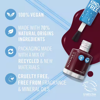Rimmel London Kind & Free™ Nail Polish -157 Berry Opulence