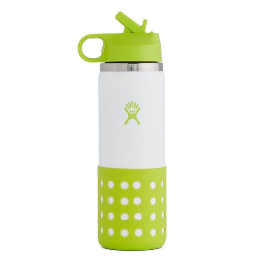 Hydro Flask 20 Oz Kids Wide Mouth Straw Lid & Boot - Jungle