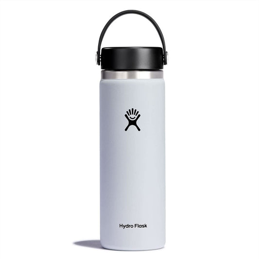 Hydro Flask 20 Oz Wide Mouth - White