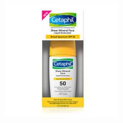 Cetaphil Sheer Mineral Sunscreen Face Liquid Broad Spectrum - 50ml