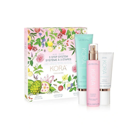 KORA Organics 3 Step System Dry Skin Kit