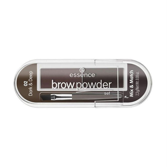 Essence Brow Powder Set - 02 Dark & Deep