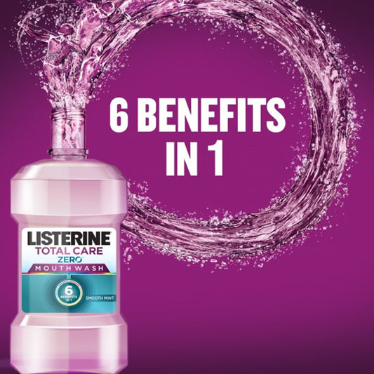 Listerine® Mouthwash Total Care Zero Alcohol Smooth Mint - 250ml