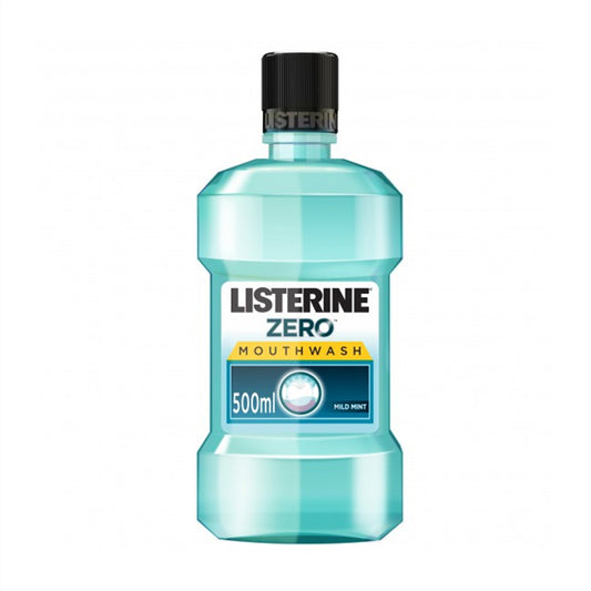 Listerine® Mouthwash Zero Alcohol Mild Mint - 500ml