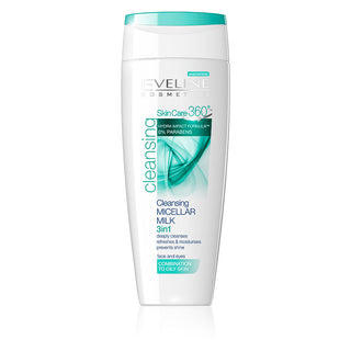 Eveline Cosmetics Cleansing Micellar Milk 3-in-1 Combination to Oily Skin